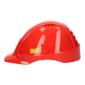 Helm Peltor met lederen band en UV-indicator G2000 rood