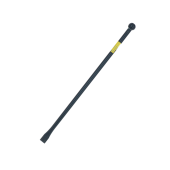 Stootijzer 100 cm rond met knop
