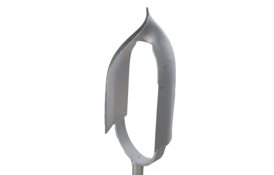 Laspaumelle RVS 304 - 100mm - Met vaste stift - €4.34