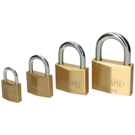 Abus Hangslot 30 mm - GS - KA307 - messing/beugel gehard