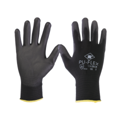 Handschoen PU-flex nylon zwart Cat.2