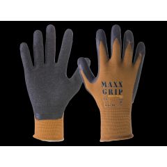 Handschoen Maxx Grip lite bruin/zwart maat 8/M