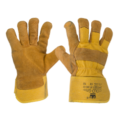 Handschoen winterbouw splitleder