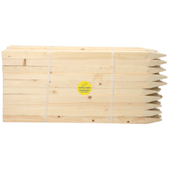 Piketten Vuren hout 2,2x3,2x50 cm per 50 stuks