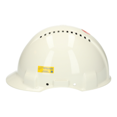 Helm Peltor met draaiknop en UV-indicator G3000N wit