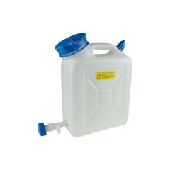 Jerrycan water met kraantje blauw