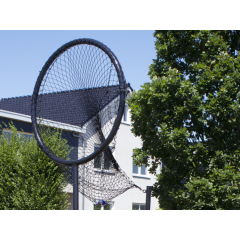 Blikvangernet 3,45 m omtrek, 2 m diep