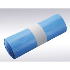 Afvalzak LDPE blauw 115x140 cm 10x10 stuks per doos kliko