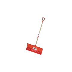 Sneeuwschuiver 66 cm rood kunststof met steel