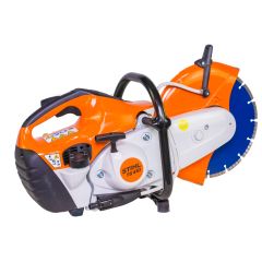 Doorslijpmachine Stihl TS 410 met een 300 mm doorslijpschijf