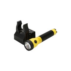 Handlamp Stinger kunststof geel oplader 12 V en 230 V