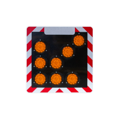 Actiescherm vast met LED-pijl 12V  60x60 cm