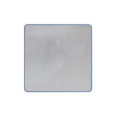 Verkeersbord a/r3/dor 60x60 cm witte folie met blauwe rand