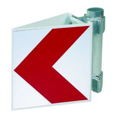 Bochtreflector 20x20 cm alu/r3 zonder paal Model: BB14