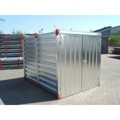 Opbergcontainer gegalvaniseerd 2x3 m