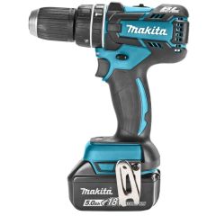 Makita accu klopboormachine 18V DHP484RTJ 2x 5 Ah en lader