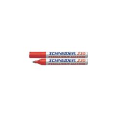 Viltstift, rood Schneider 230 permanent marker per stuk