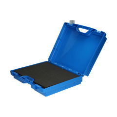 Koffer Jazz voor meetapparatuur 35x30x11 cm blauw