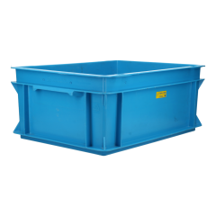 Stapelbak 20 L kunststof 400x300x235 mm blauw