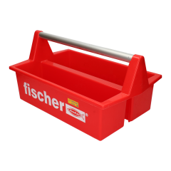 Gereedschapskist Fisher kunststof rood