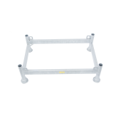 Opslagcontainer 110x65x100 cm verzinkt met losse rongen