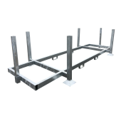 Rijplaat-opslagcontainer voor 20 rijplaten