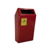Afvalbak type Capitole Prestige 55 liter rood zonder staander