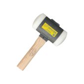 Bandhamer nylon koppen met houten steel | 30 cm