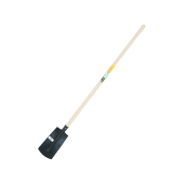 Kabelschop 16 cm zwart met steel 130 cm