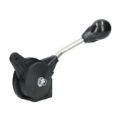 Regelhendel voor zoutstrooier metaal blauw