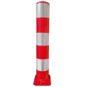 Verkeerszuil rood wit reflectie | BB21