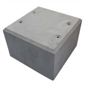Betonpoer voor verkeerszuil Flexpost | 30x30 cm