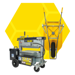 Tegelknipper Almi type AL-43SH 21 ton incl. SMB kruiwagen