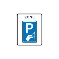 Verkeersbord a/r3/dor 53x67 cm model: BW111zb
