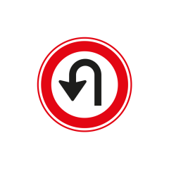 Verkeersbord a/r3/dor Ø 60 cm model: F07