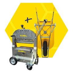 Actieset: Tegelknipper Almi type EL-33 Zero Incl. 2x accu en lader + SMB kruiwagen