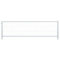 Bouwhek laag 350x112 cm | verzinkt staal