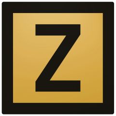 Zinkerbord alu vlak/lak excl. frame