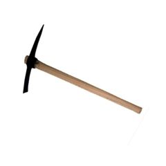 Pikhouweel 40x70 mm met steel essen