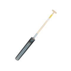 Draineerboorschop 60 cm met essen houten steel