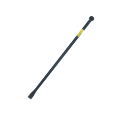 Stootijzer 100 cm rond met knop