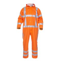 Regenoverall type PU Overton RWS fluor oranje