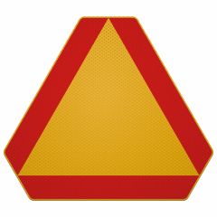 Markeringsplaat ▲-35 cm a/r3/vlak Langzaam verkeer