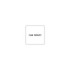 Tekstbord a/lak/dor wit