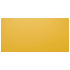 Blanco bord | Geel | PVC | 80x40 cm
