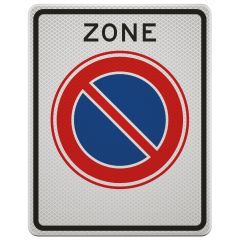 Verkeersbord | Model E01ZB | DOR | 53x67 cm 