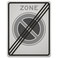 Verkeersbord | Model E01ZE | DOR | 53x67 cm 