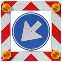 Actieframe | vierkant | 125x125 cm | LED