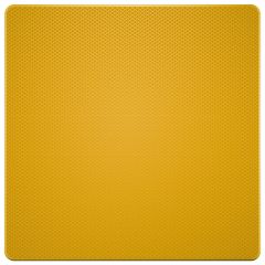 Blanco bord | Geel | DOR | 80x80 cm