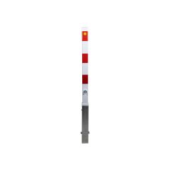 Anti-parkeerpaal wegneembaar 70x70 mm met driekantslot